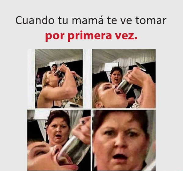 mamá sorprendida