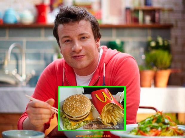 Jamie Oliver afirmó que McDonalds usaba hidroxido 