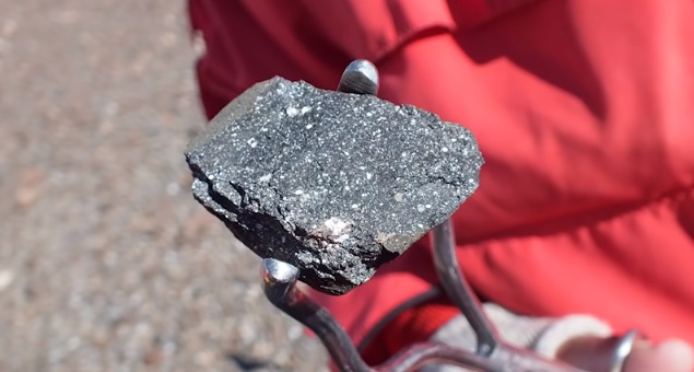 meteorito encontrado en la Antártida