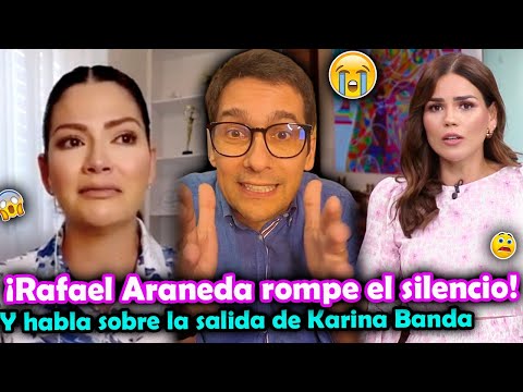 Rafael habla de como fue la salida de su ex compañera Karina Banda