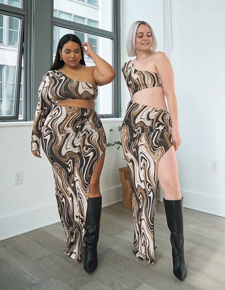 Body Positive Denise Mercedes y María Castellanos |:  Vestirse para impresionar.  dos amigas demuestran que el estilo brilla en todos los cuerpos |  Su belleza: